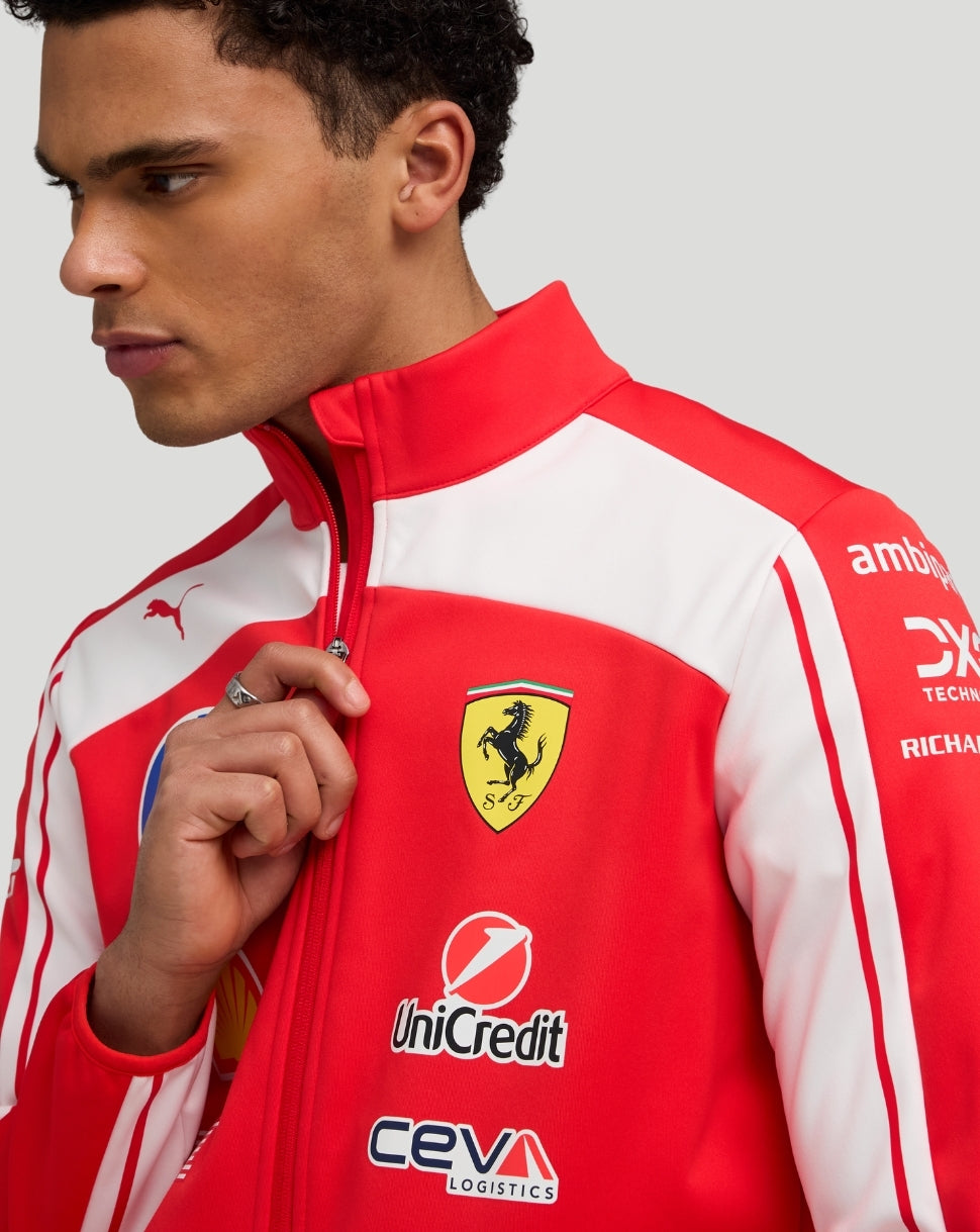 Scuderia Ferrari Men's Team Softshell Jacket - Red