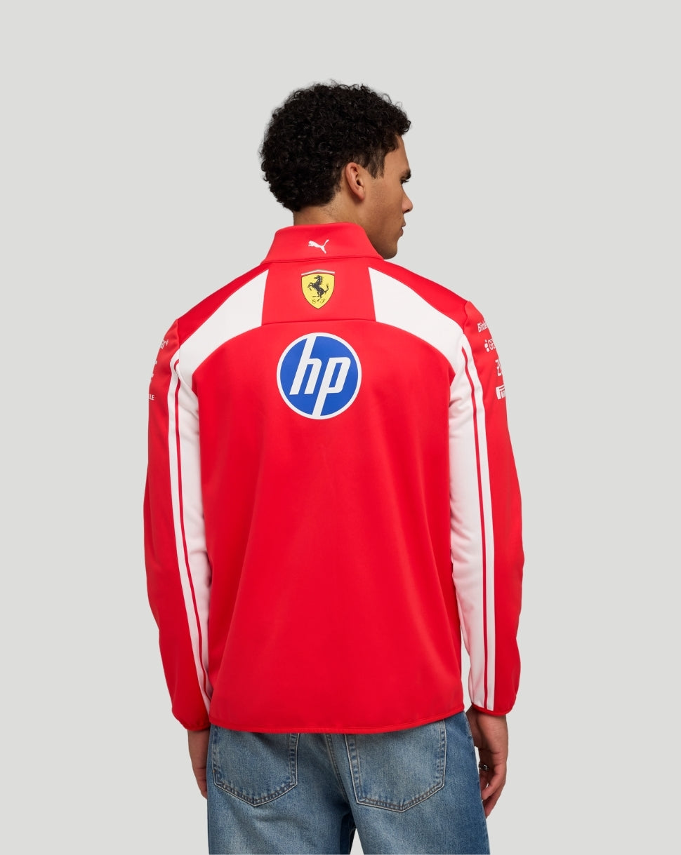Scuderia Ferrari Men's Team Softshell Jacket - Red
