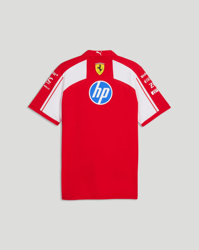 Scuderia Ferrari Men's Team Polo - Red