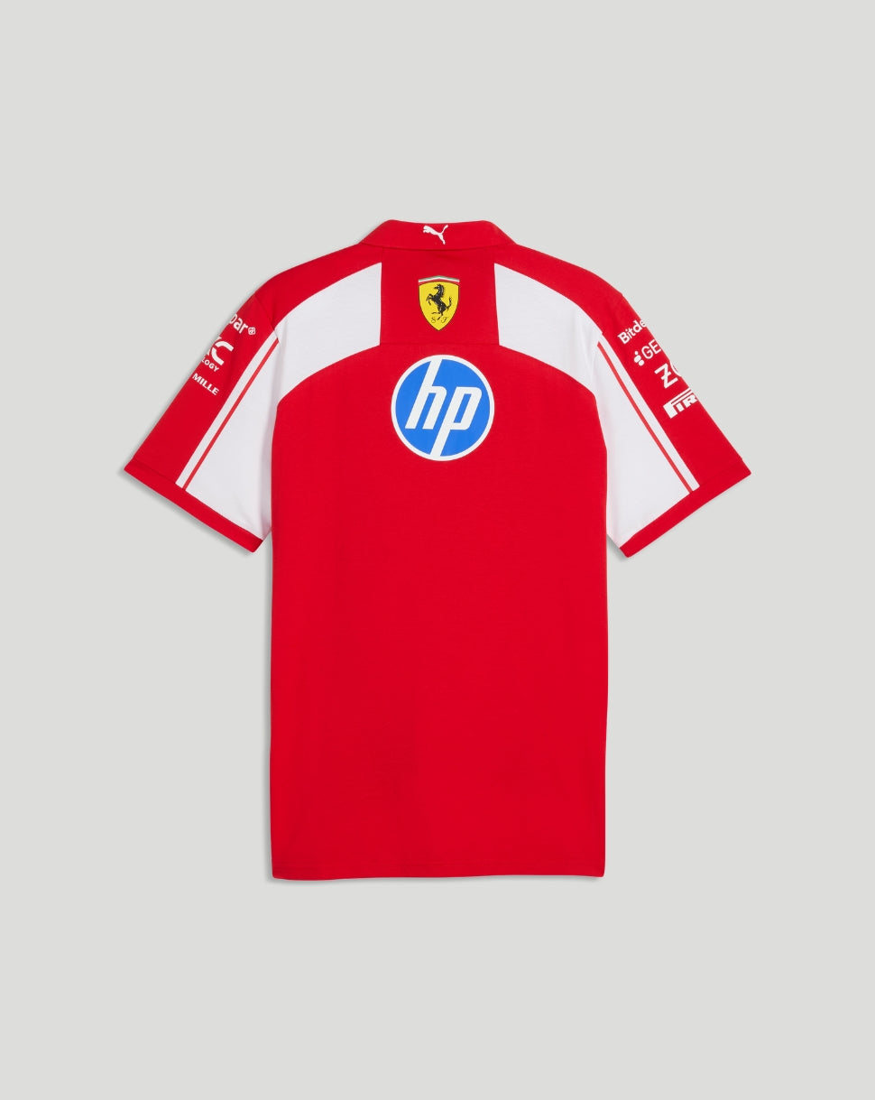 Scuderia Ferrari Men's Team Polo - Red