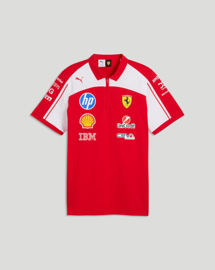 Scuderia Ferrari Men's Team Polo - Red