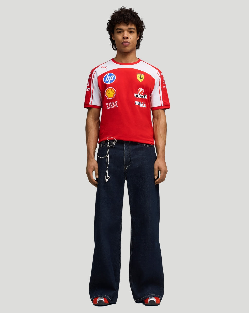 Scuderia Ferrari Men's Team T-Shirt - Red