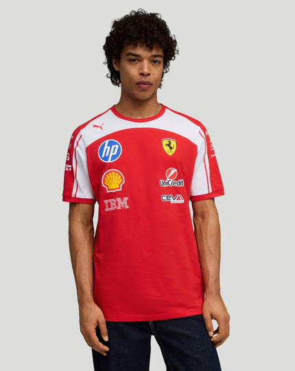 Scuderia Ferrari Men's Team T-Shirt - Red
