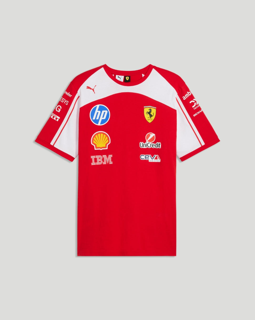 Scuderia Ferrari Men's Team T-Shirt - Red