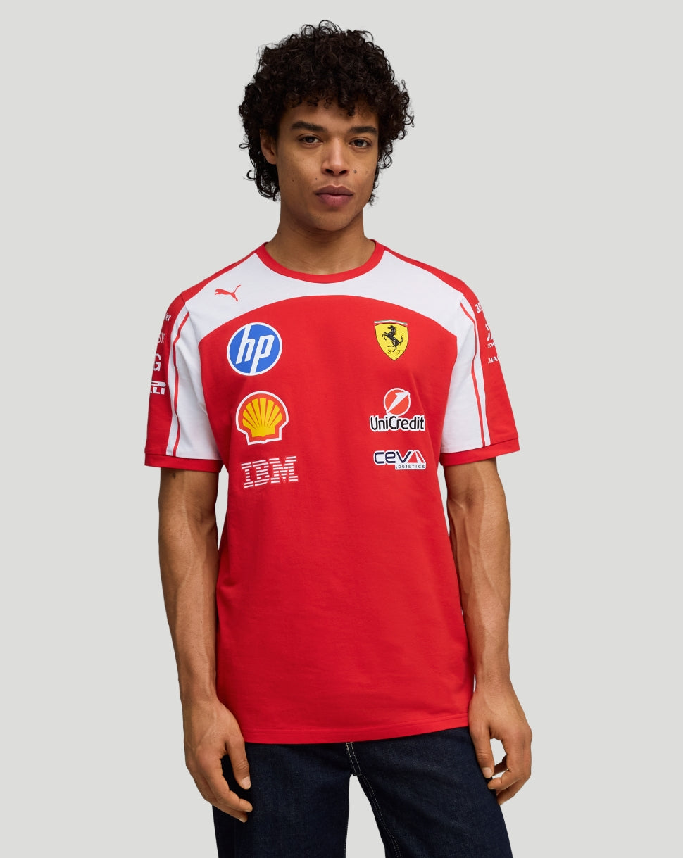 Scuderia Ferrari Men's Team T-Shirt - Red