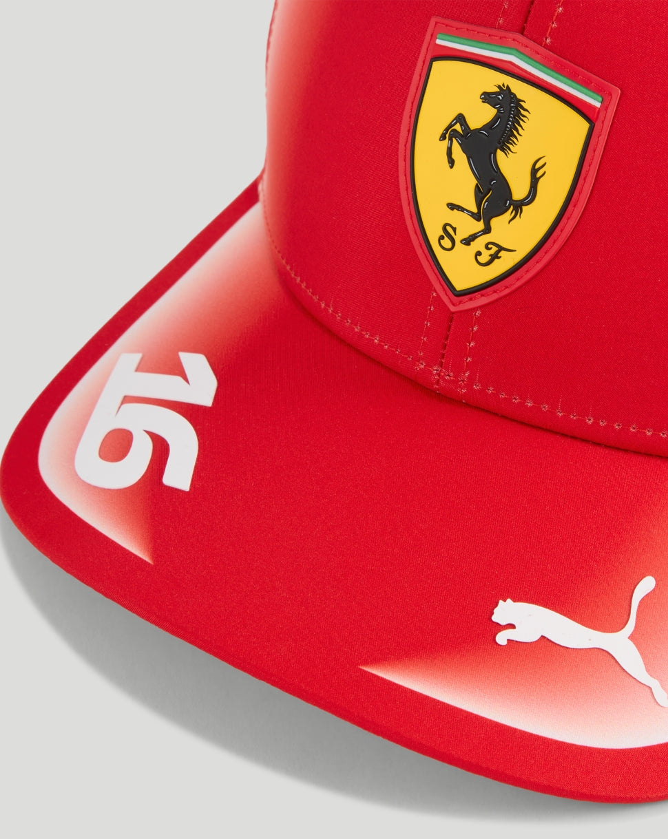 Scuderia Ferrari Unisex Team Leclerc Baseball Cap - Red