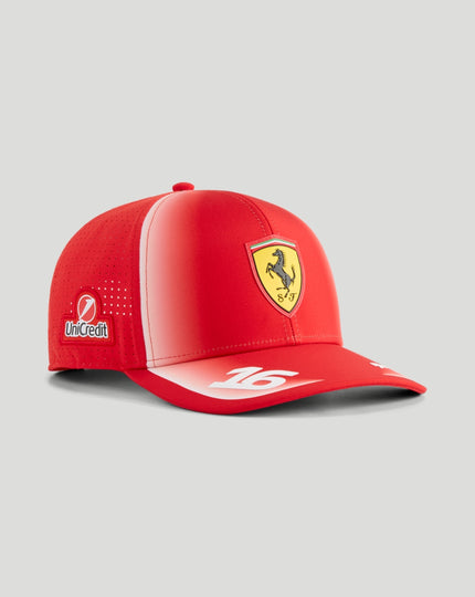 Scuderia Ferrari Unisex Team Leclerc Baseball Cap - Red