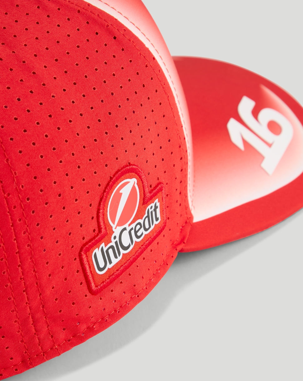 Scuderia Ferrari Unisex Team Leclerc Baseball Cap - Red