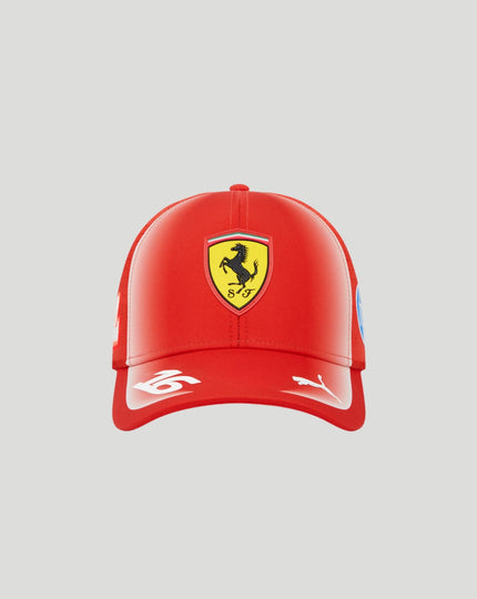 Scuderia Ferrari Junior Team Leclerc Cap - Red