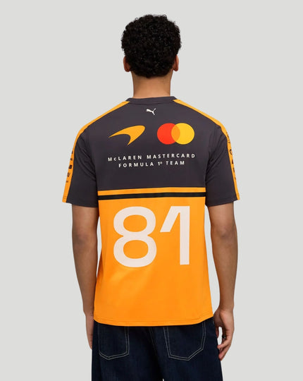 McLaren Men's Team Piastri T-Shirt - Papaya