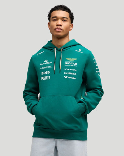 Aston Martin F1 Men's Team Hoodie - Green