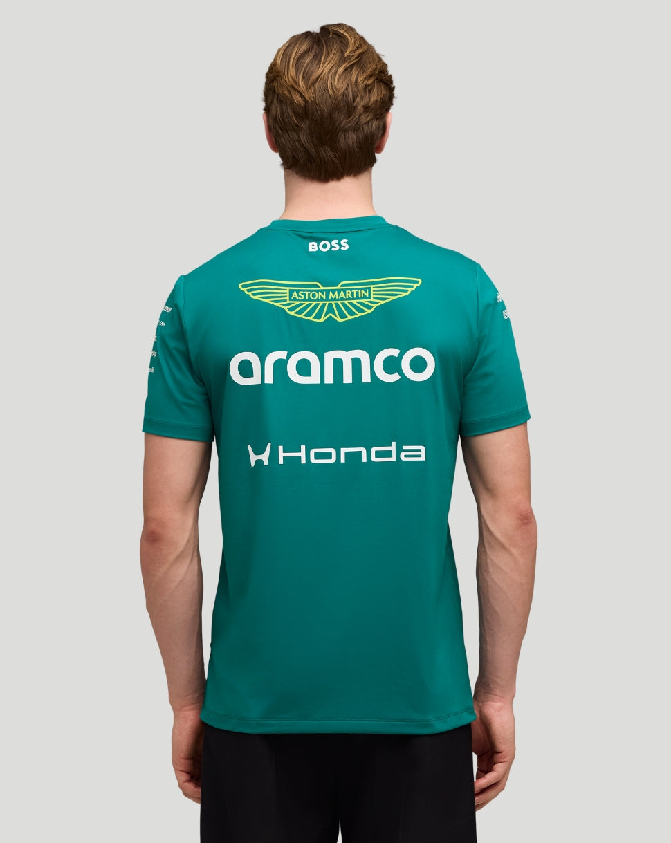Aston Martin F1 Men's Team T-Shirt - Green