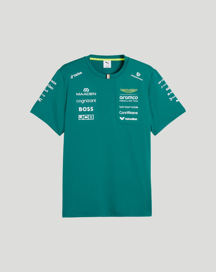 Aston Martin F1 Men's Team T-Shirt - Green