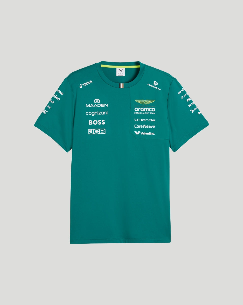 Aston Martin F1 Men's Team T-Shirt - Green