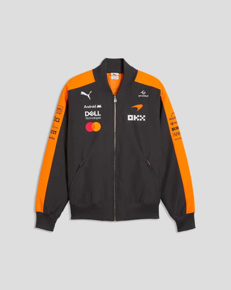 McLaren Men's Team Bomber Jacket - Papaya