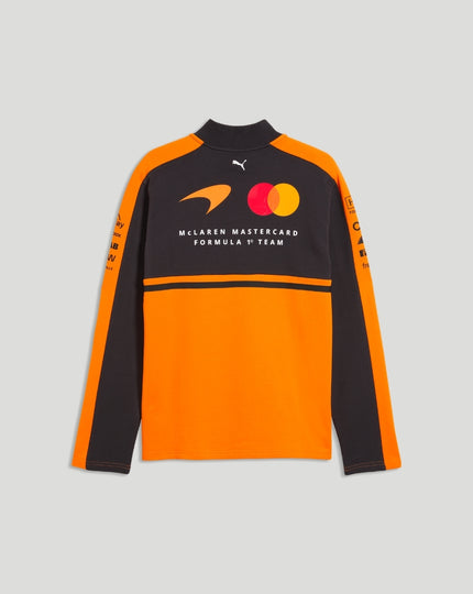 McLaren Men's Team Half-Zip Sweat - Papaya