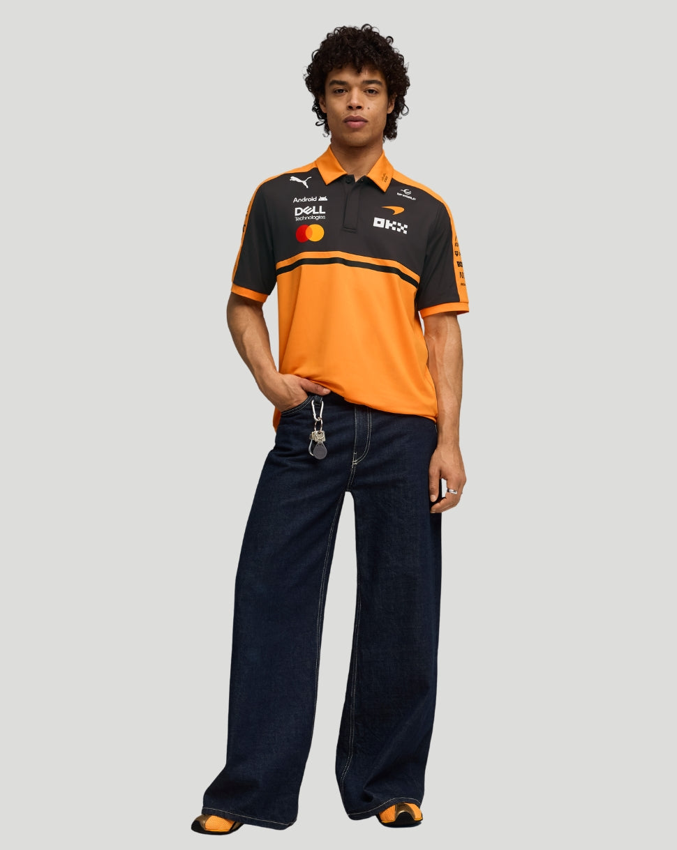 McLaren Men's Team Polo - Papaya