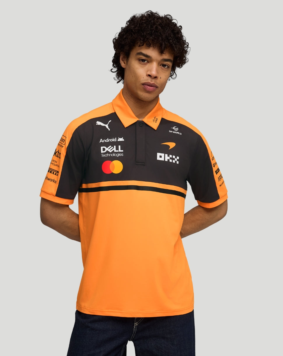 McLaren Men's Team Polo - Papaya