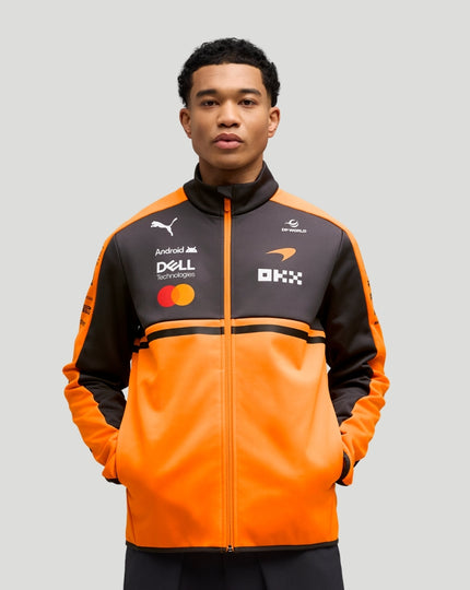 McLaren Men's Team Softshell Jacket - Papaya