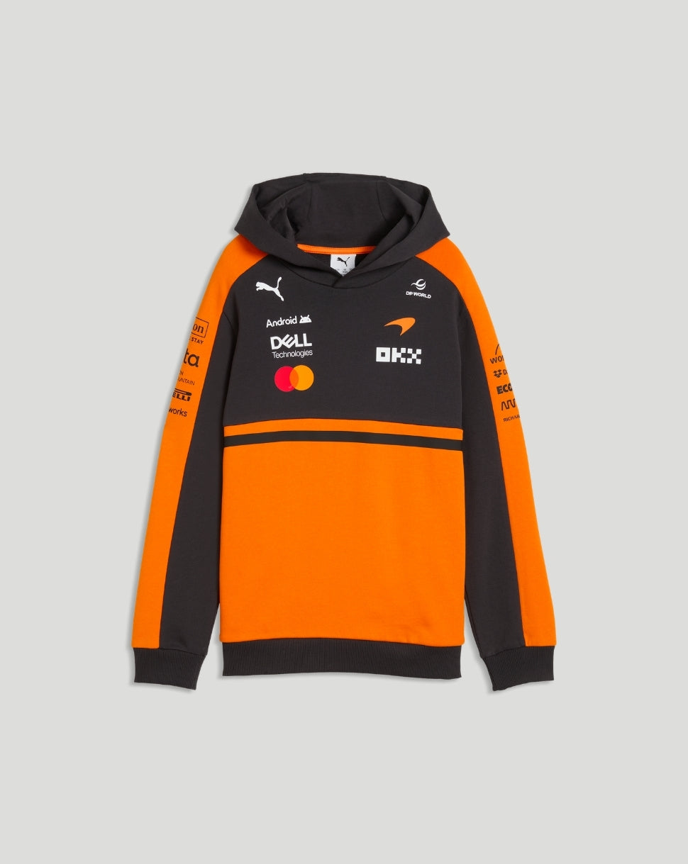 McLaren Junior Team Hoodie - Papaya