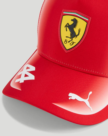 Scuderia Ferrari Unisex Team Hamilton Baseball Cap - Red