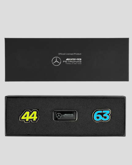 Mercedes-AMG Petronas F1 Fanwear Pin Badge Set