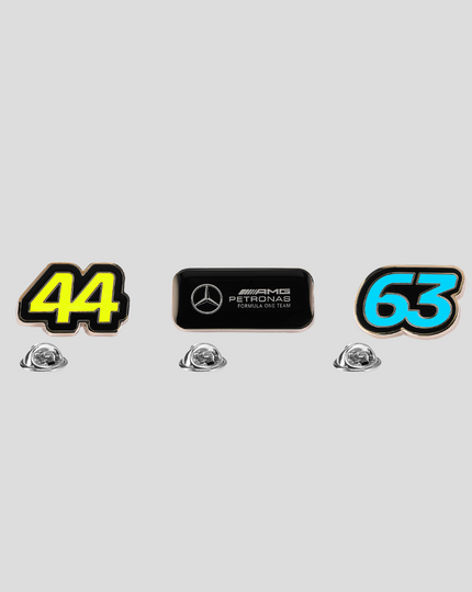 Mercedes-AMG Petronas F1 Fanwear Pin Badge Set