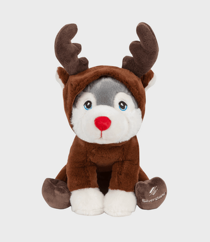 SILVERSTONE CHRISTMAS HUSKY TEDDY BEAR