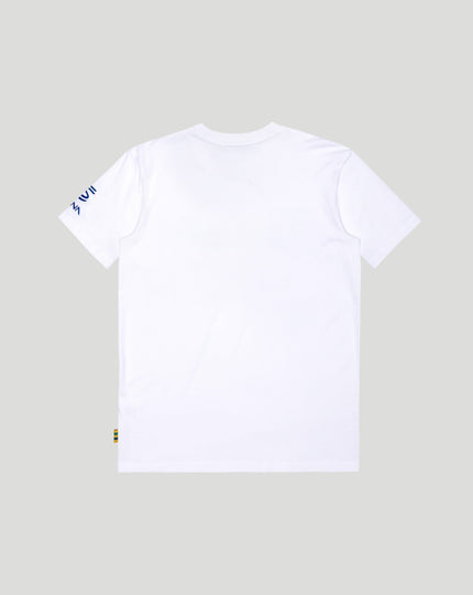 Unisex Senna 12 Stripe T-Shirt  - White