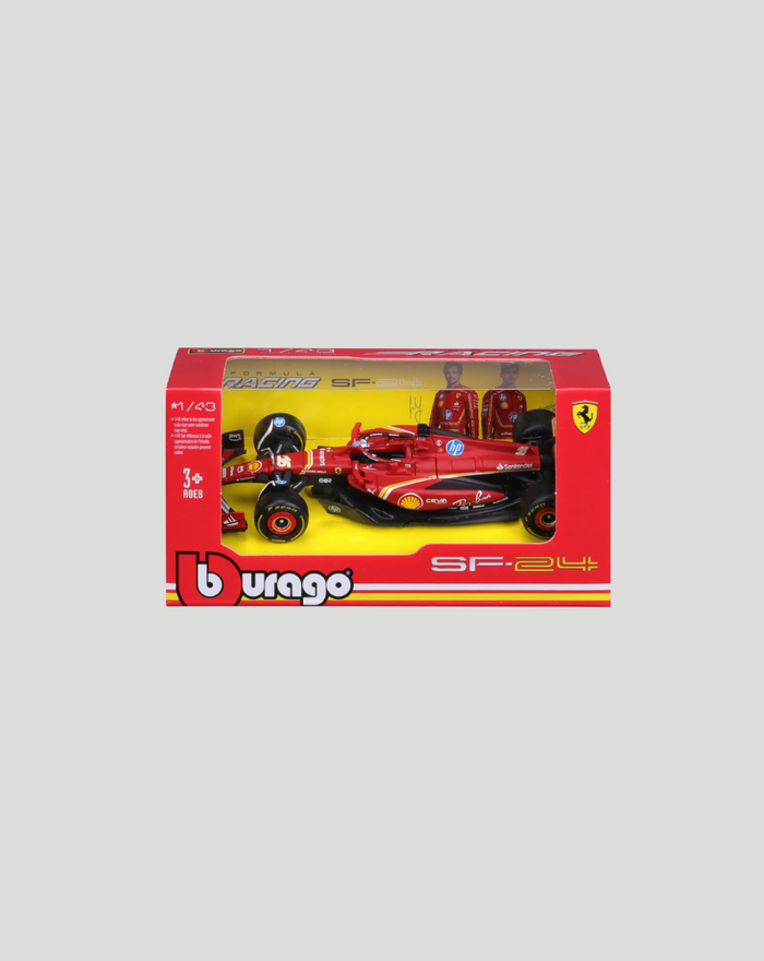 1:43 F1 2024 FERRARI SF-24 LECLERC IN DISPENSER