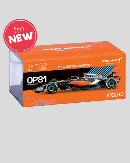 1:43 F1 McLaren MCL60 2023 With Oscar Piastri Helmet