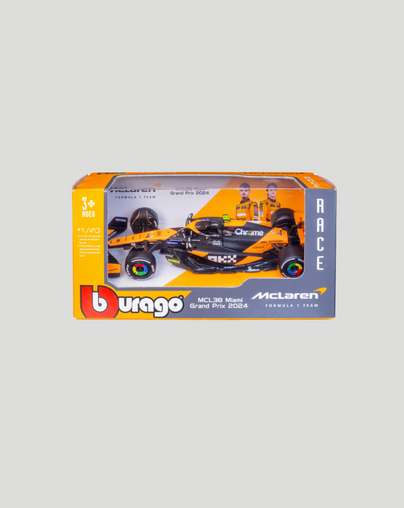 1:43 F1 MCLAREN MCL38 2024 NORRIS IN DISPENSER