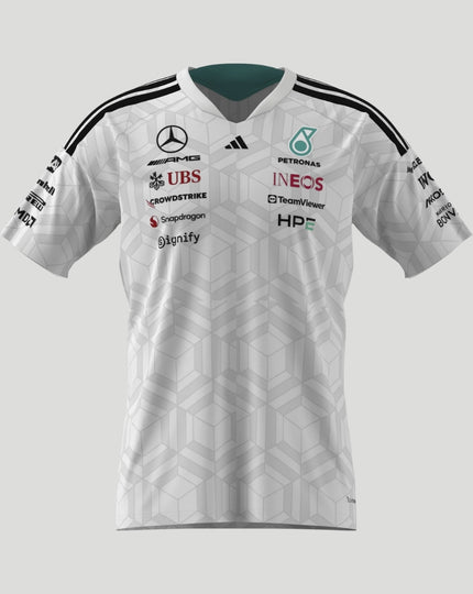 Mercedes AMG Petronas F1 Team Men's Driver T-Shirt  - White