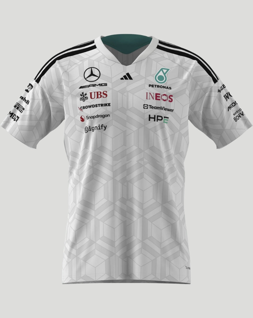Mercedes AMG Petronas F1 Team Men's Driver T-Shirt  - White