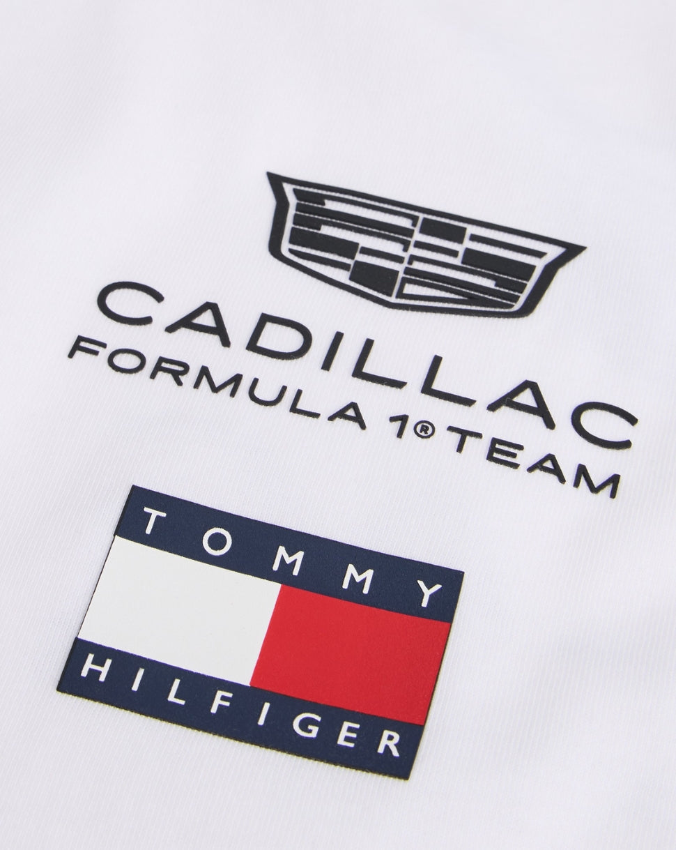Tommy Hilfiger X Cadillac F1 Unisex Team T-Shirt - White