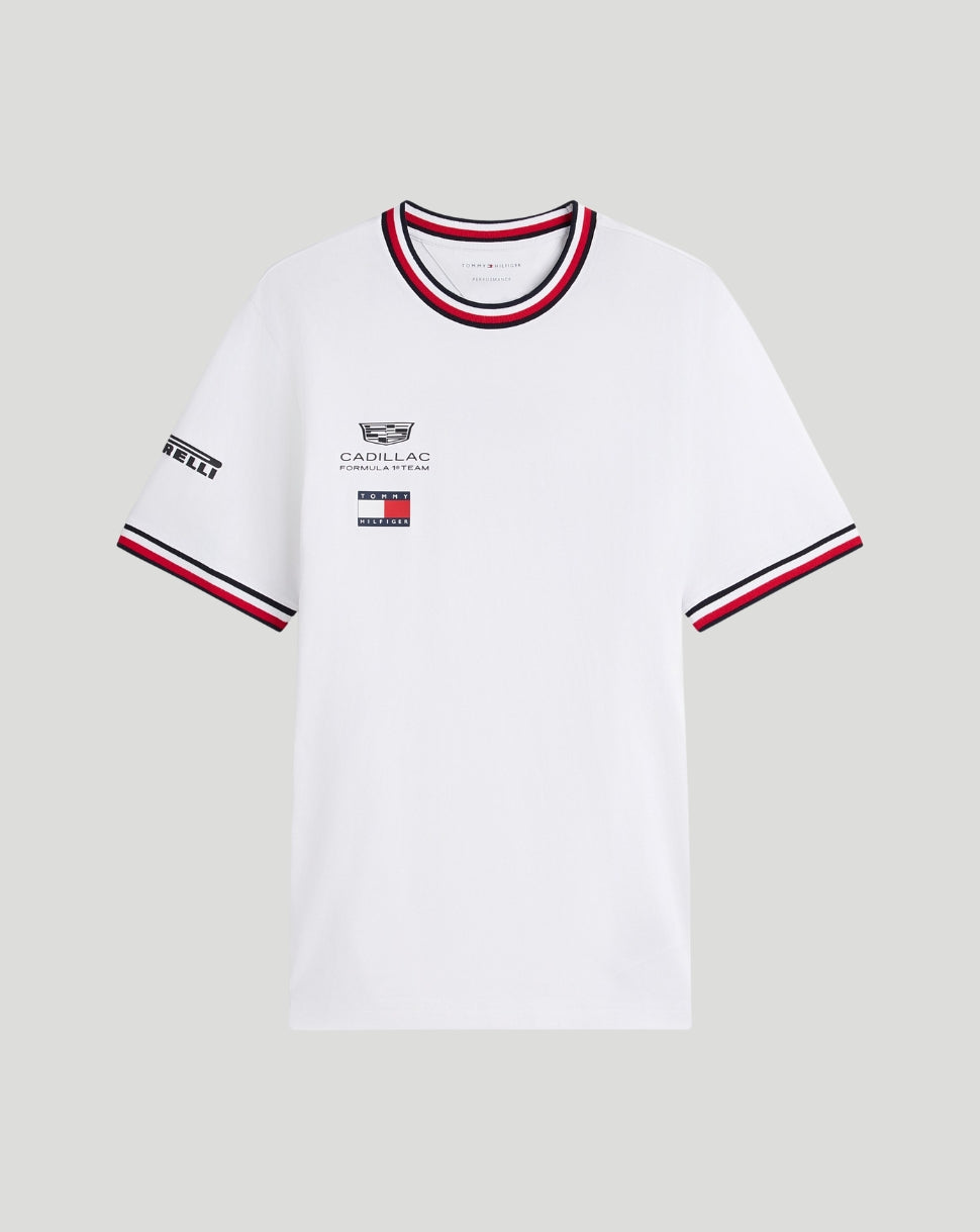 Tommy Hilfiger X Cadillac F1 Unisex Team T-Shirt - White
