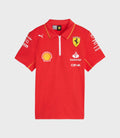 Junior Scuderia Ferrari Official Team Kit Team Polo - Red