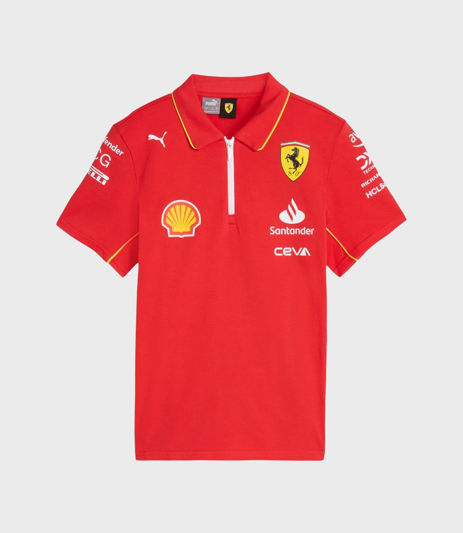 Junior Scuderia Ferrari Official Team Kit Team Polo - Red