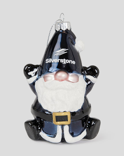 SILVERSTONE RESIN JOLLY SANTA BAUBLE