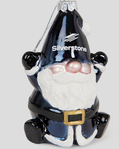 Silverstone Resin Jolly Santa Bauble