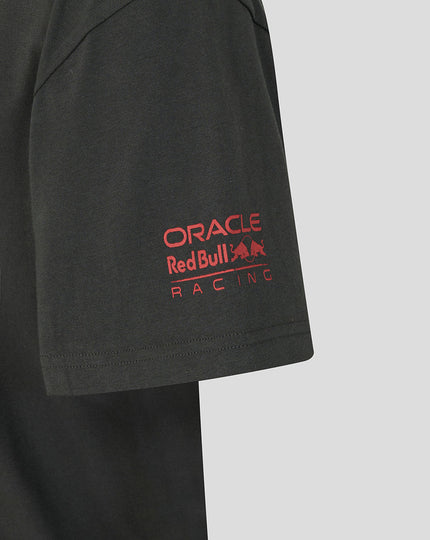Oracle Red Bull Racing Unisex World Tour Relaxed Fit T-Shirt - Black