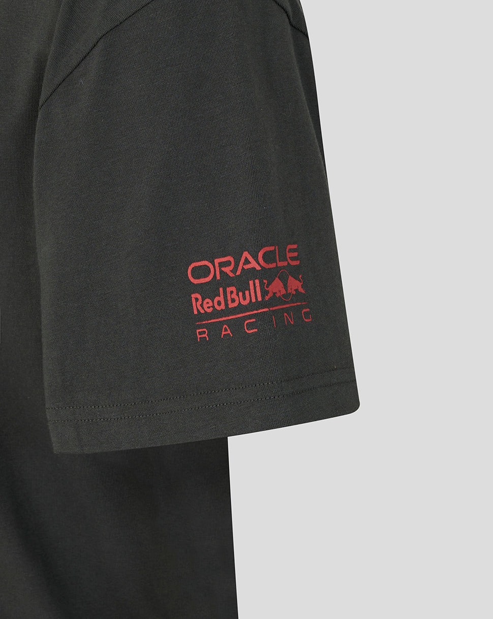 Oracle Red Bull Racing Unisex World Tour Relaxed Fit T-Shirt - Black