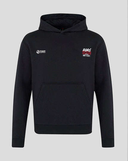 Haas F1 Unisex World Tour Relaxed Fit Hoodie - Black