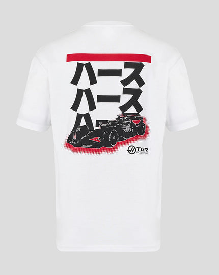Official Haas Team Unisex Graphic T-Shirt - White