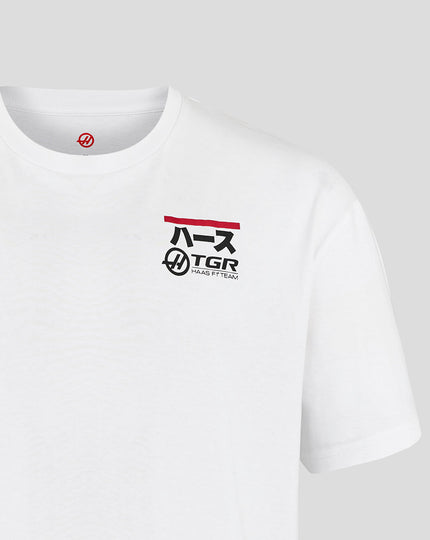 Official Haas Team Unisex Graphic T-Shirt - White