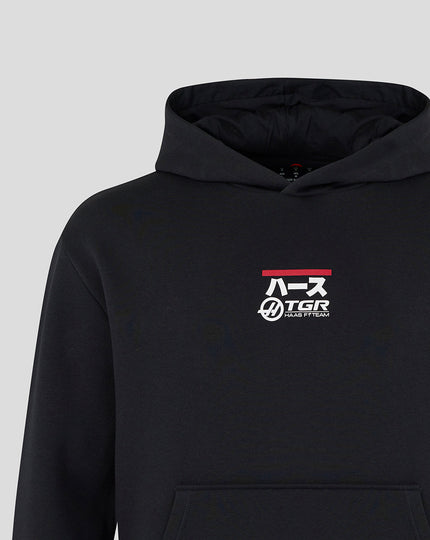 Official Haas Team Unisex Graphic Hoodie - Black