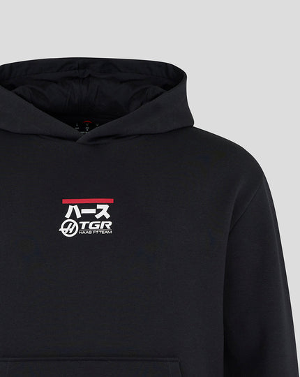 Official Haas Team Unisex Graphic Hoodie - Black