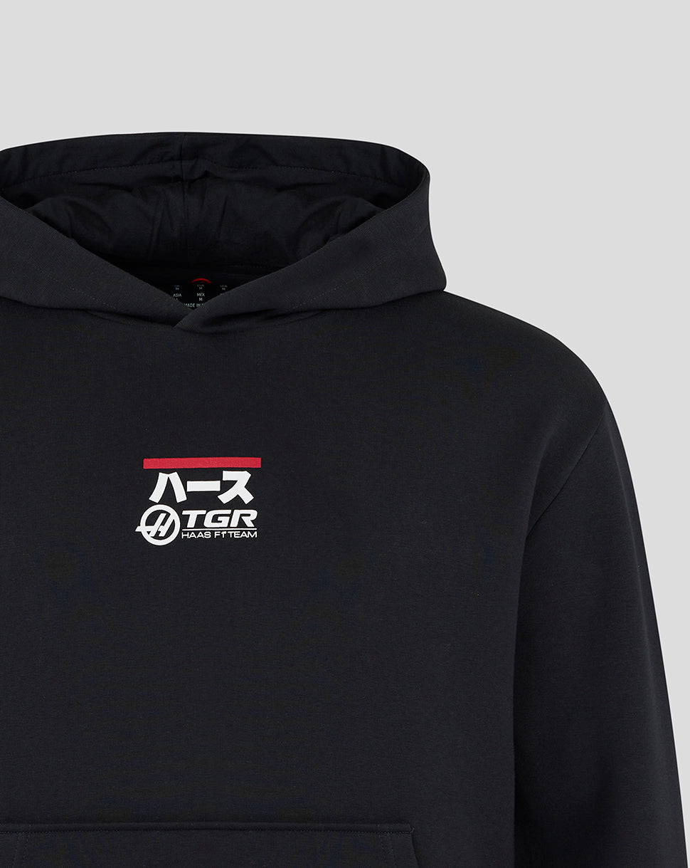 Official Haas Team Unisex Graphic Hoodie - Black