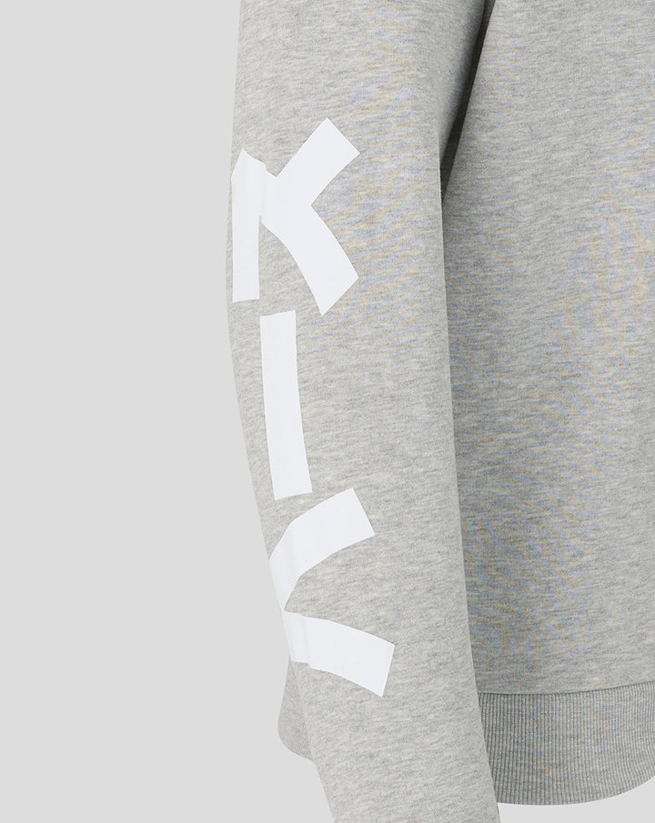 Right sleeve features bold white kanji graphic with left chest racing car branding visible
