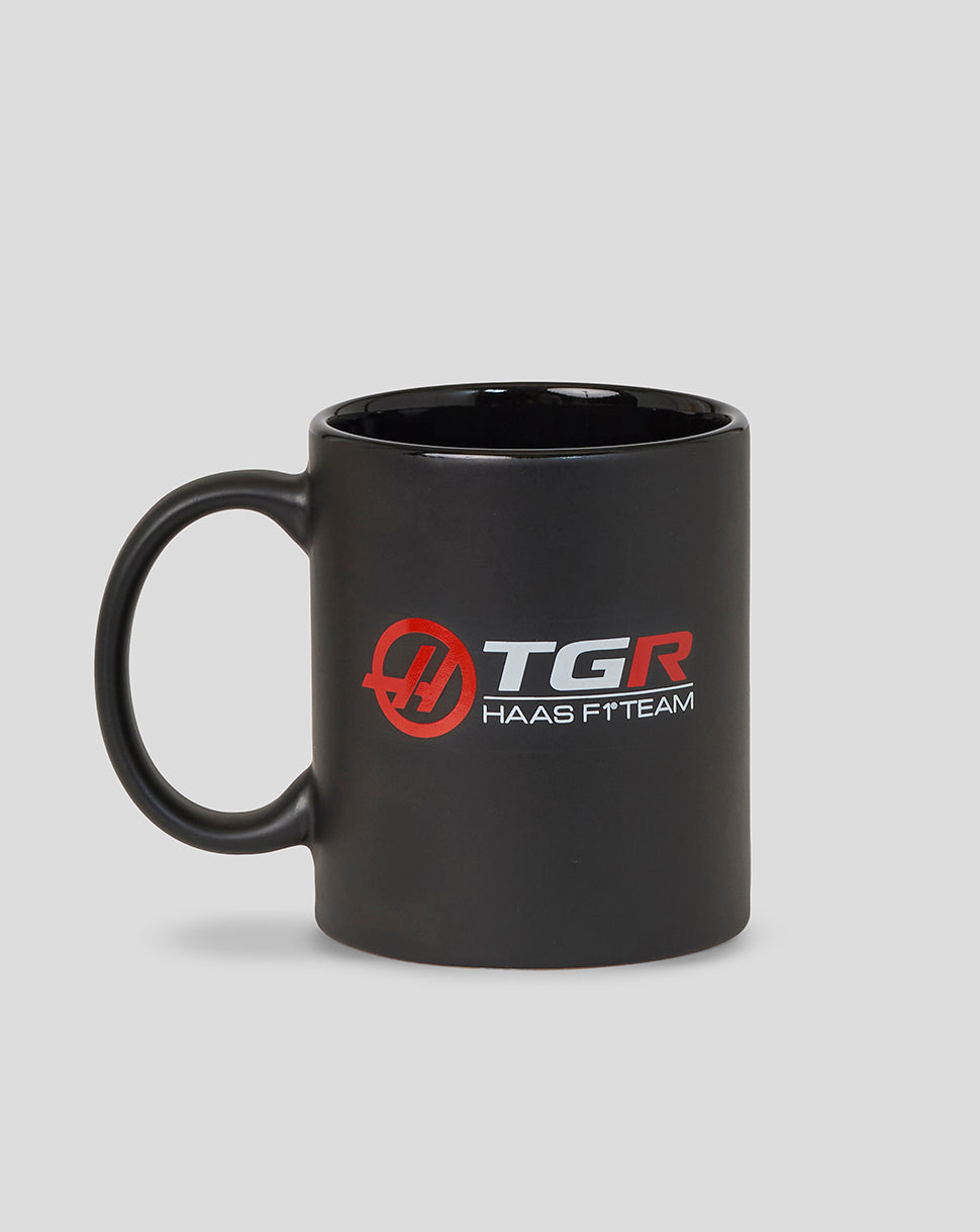 Official Haas Team Mug - Black/Flame Scarlet
